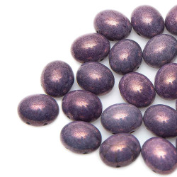 Candy Oval 6X8mm Jet Purple Bronze 300Pcs/Bag