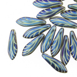Dagger 5X16mm Turq Opl Lsr Wing 25Bd/St 6St/Bg
