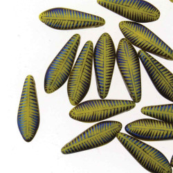Dagger 5X16mm Ylw Opq Lsr Feather 25Bd/St 6St/Bg