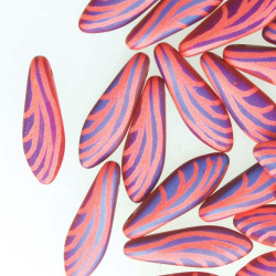 Dag 5X16mm Red Coral Matt Wing 25Bd/St 6St/Bg