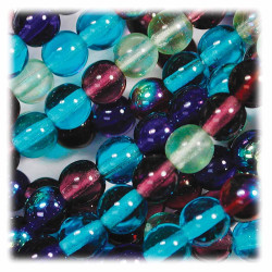 Druk Round Mix 8mm Gemtones - 50Bd/St 6St/Bg
