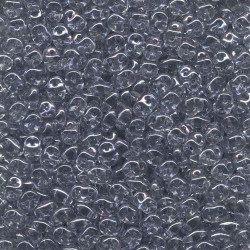 Superduo 2.5X5mm Crystal Blue Luster-100 Gm/Bg