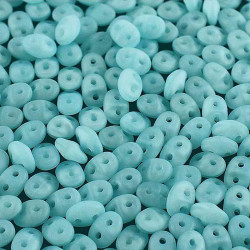 Superduo 2.5X5mm Opal Aqua Mat -100Gm/Bg