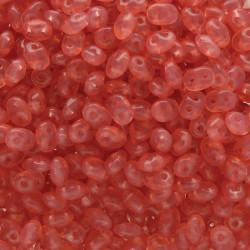 Superduo 2.5X5mm Opal Rose -100Gm/Bg