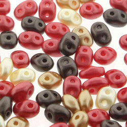 Superduo 2.5X5mm Chocolate Covered Cherries -100Gm/Bg