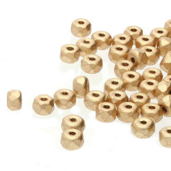 2X3mm Fac. Micro Spacers Pale Bronze Gold 600Pcs/Bg