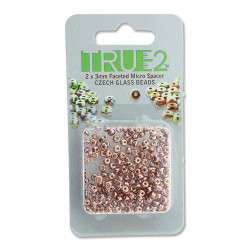 2X3mm Fac. Micro Spacers Full Capri-Apprx 6Gm/Cd