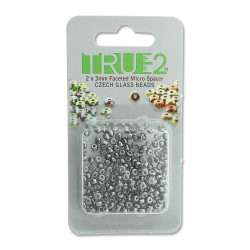 2X3mm Fac. Micro Spacers Chrome-Apprx 6Gm/Cd