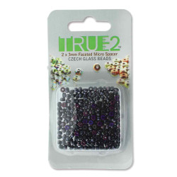 2X3mm Fac. Micro Spacers Brown Flare-Apprx 6Gm/Cd