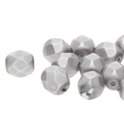 6mm Rnd Fp Glass Pearls Silver Mt 75Bd-8St