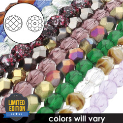 Fire Polish 6mm Value Pack 20St/Bg