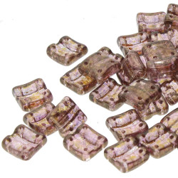 Fixer W/ Vert Holes Crystal Sngl Brwn-Purple -50Gm/Bg