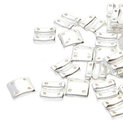 Fixer W/ Vert Holes Silver Plated -50Gm/Bg