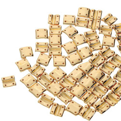 Fixer W/ Vert Holes Gold Plated -50Gm/Bg