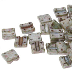 Fixer W/ Vert Holes Chalk Blue Glaze -50Gm/Bg