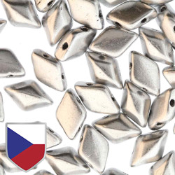 Gemduo 8X5mm Crystal Brnz Aluminium Czk Shld-50Gm