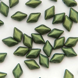 Gemduo 8X5mm Gold Shine Dk Olive 100 Gm/Bg
