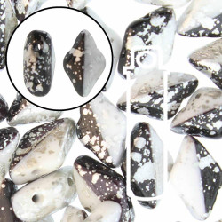Gemduo 8X5M Silvr Splash Black/White 8+ Gm/Tb
