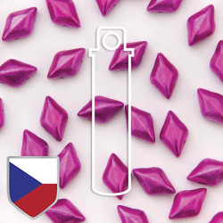 Gemduo 8X5mm Metalust Hot Pink Czk Shld-8+Gm/Tb