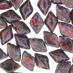 Gemduo 8X5mm Jet Berry Confetti 100Gm/Bg
