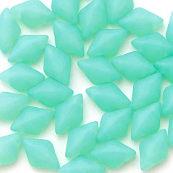 Gemduo 8X5mm Green Aqua Opal Matt 100 Gm/Bg