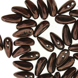 4X11mm 2Hl Chilli Bead Jet Vega 40 Bd/St 6 St/Bg