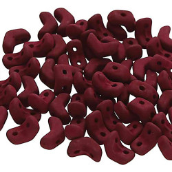 Mini Chevron 6X2mm Matte Velvet Maroon -100Gm/Bg