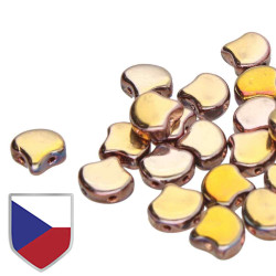 Ginko 7.5mm Crystal Full Capri Gold Czk Shld-50Gm