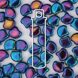 Ginko 7.5mm Jet Blue Iris-22Gm/Tb