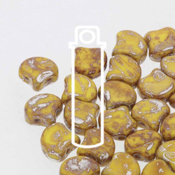 Ginko 7.5mm Opaque Yellow Picasso 22Gm/Tb