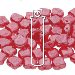 Ginko 7.5mm Opal Red White Luster-22Gm/Tb