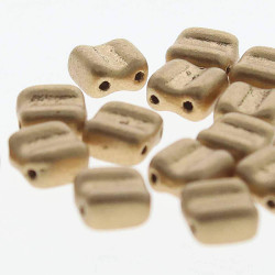 2 Hl Groovy Tle 6mm Bronze Pale Gold 30 Bds/St-8St/Bg