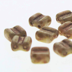 2 Hl Groovy Tle 6mm Chalk Dk Travertine 30 Bds/St-8St/Bg