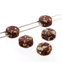 Honeycomb 6mm Gold Splash Brown 30Bd/St 8St/Bg