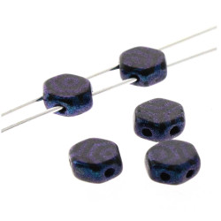 Honeycomb 6mm Jet Laser Blue Web 30Bd/St 8St/Bg