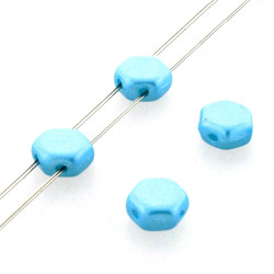 Honeycomb 6mm Pastel Aqua 30Bd/St 8St/Bg