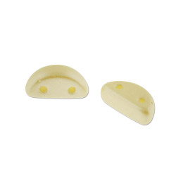 Half Moon 8X4mm Pastel Cream 50Bd/St 6St/Bg