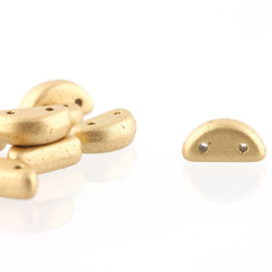 Half Moon 8X4mm Bronze Pale Gold 50Bd/St 6St/Bg