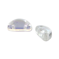 Half Moon 8X4mm Crystal Ab 50Bds/St-6St/Bg