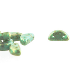 Half Moon 8X4mm Turq Lumi 50Bd/St 6St/Bg