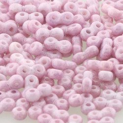 Infinity Beads 3X6mm Chalk Lilac Luster -50 Gram/Bg