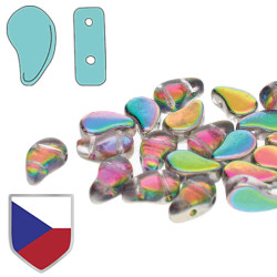 Paisley Duo 8X5mm Crystal Vitrail Czk Shld-50Gm