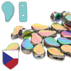Paisley Duo 8X5mm Crystal Full Vitrail Czk Shld-50Gm