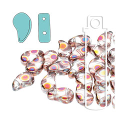 Paisley Duo 8X5mm Crystal Full Sliperit Dot-22Gm/Tb