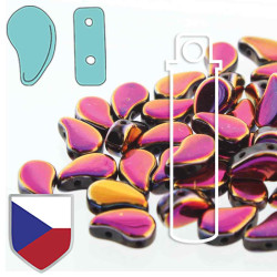Paisley Duo 8X5mm Jet Full Sliperit Czk Shld-22.5Gm/Tb