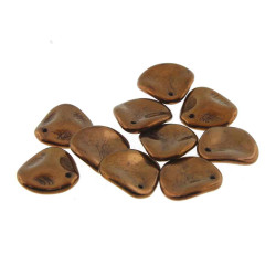 Petal 14X13mm Jet Bronze-50Bds/St 3St/Bg