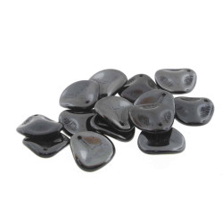 Petal 14X13mm Jet Full Chrom-50Bds/St 3St/Bg