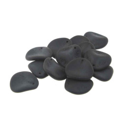 Petal 14X13mm Jet Matt-50Bds/St 3St/Bg
