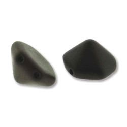 Pyramid Hex 2Hl 12mm Jet Lila Vega Luster Matt-12Bds/St-5St/Bg