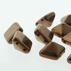 Pyramid Stud 12mm Jet Bronze-12Bds/ St- 10St/Bg Pyramid Stud 12mm Jet Bronze-12Bds/ St- 10St/Bg